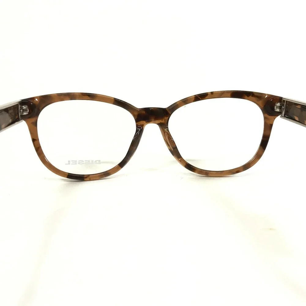 Diesel Eyeglasses Frames DL5112 Col.055 Brown Light Havana Tortoise 52-16-145